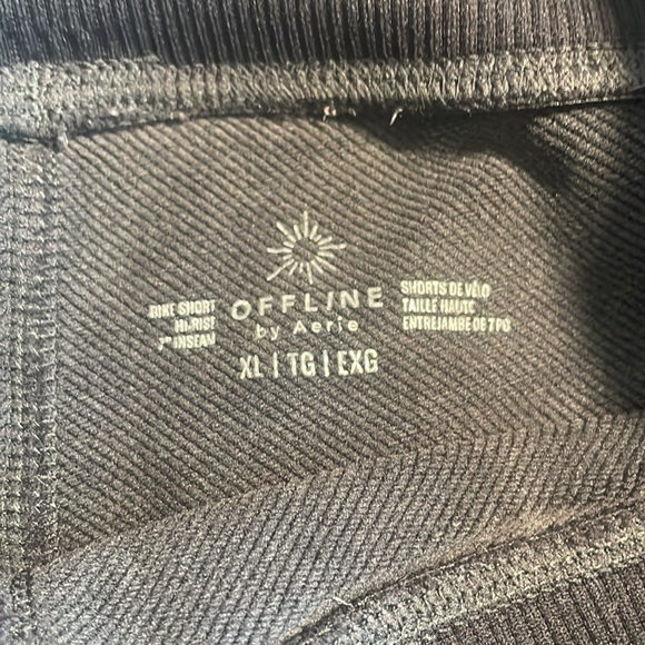 Offline by Aerie, high rise bike shorts, 7” inseam per tag, size XL. - Picture 3 of 6
